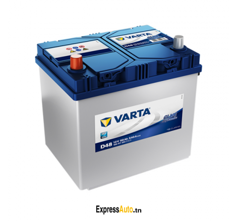 
BATTERIE VARTA D48, référence D48
Les batteries automobiles VARTA Blue Dynamic