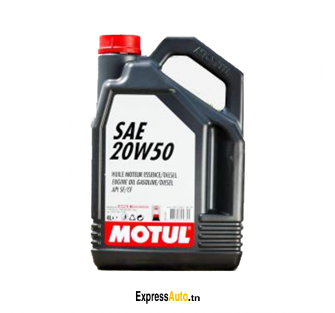 HUILE MOTUL 20W50 SAE 4L vente pieces auto pas cher en tunisie 