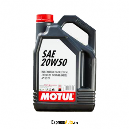 HUILE MOTUL 20W50 SAE 4L vente pieces auto pas cher en tunisie 