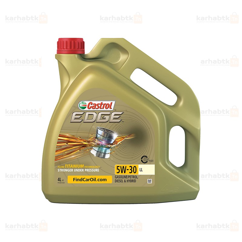 HUILE CASTROL 5W30 EDGE 4L