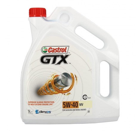 HUILE CASTROL 5W40 5L BLANC