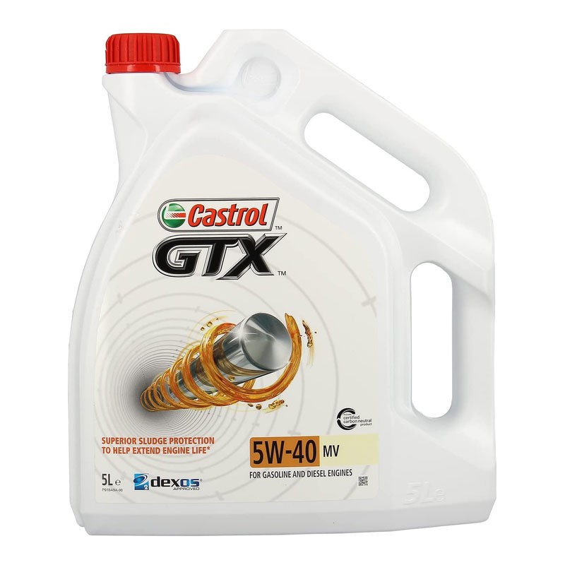 HUILE CASTROL 5W40 5L BLANC